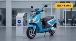 Jio Electric Scooty का धमाका! 120KM रेंज और धांसू फीचर्स के साथ लड़कियों की पहली पसंद बनी स्कूटी
