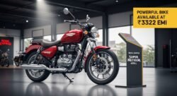 Royal Enfield Super Meteor 650cc का धमाका! प्रीमियम फीचर्स और ₹3322 EMI में मिल रही पावरफुल बाइक